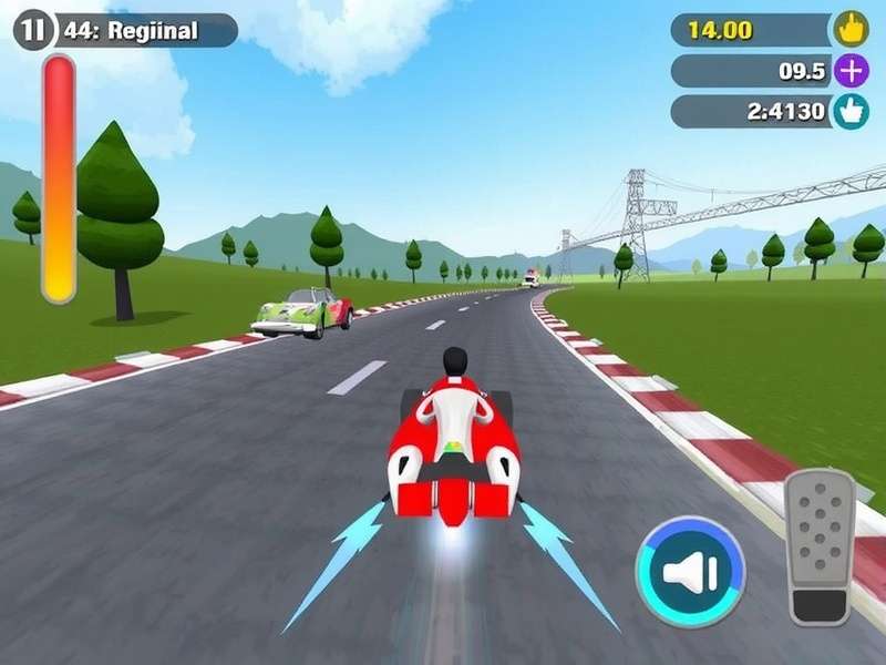 Papri Pro Racer Game Screenshot